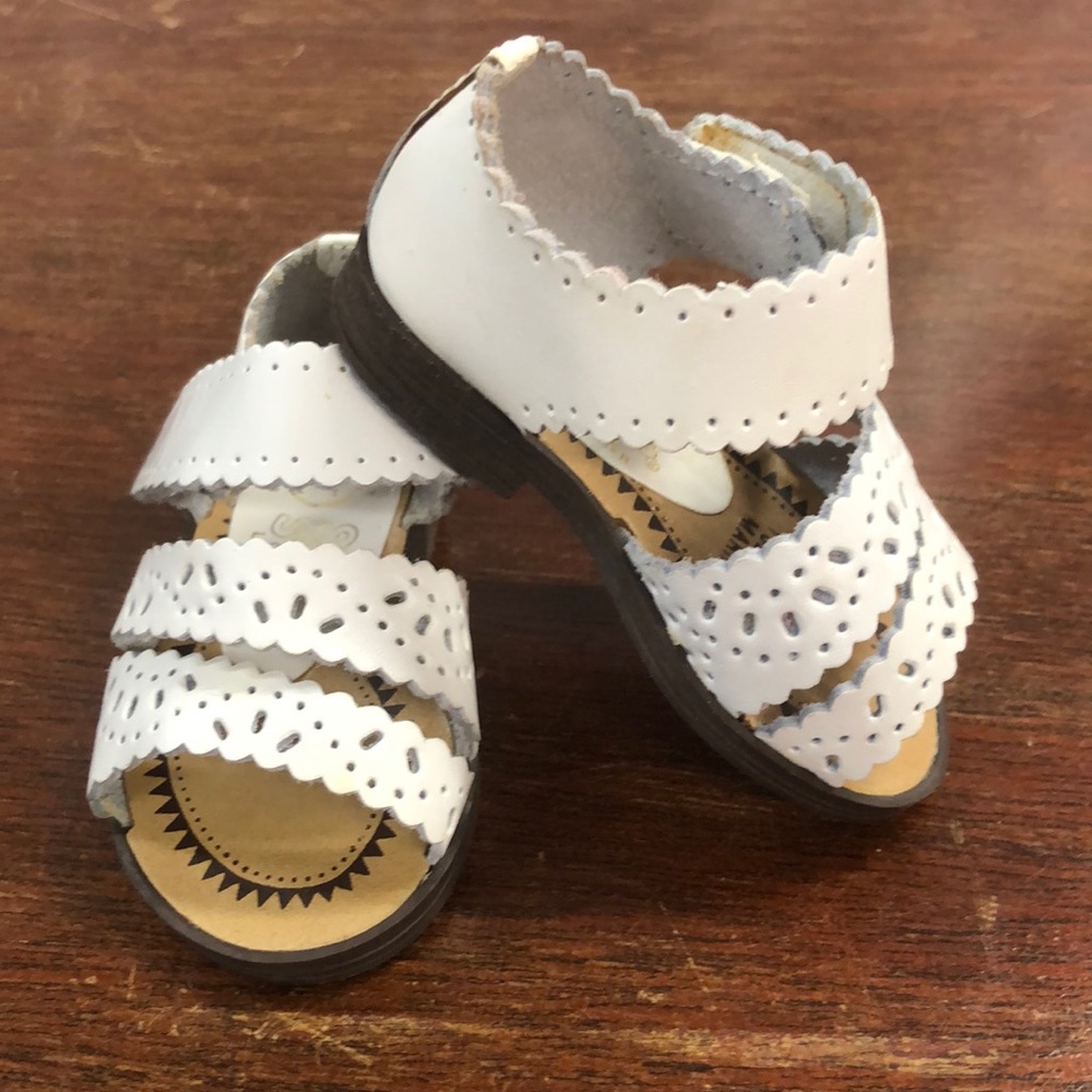 Small steps genuine leather baby sandals